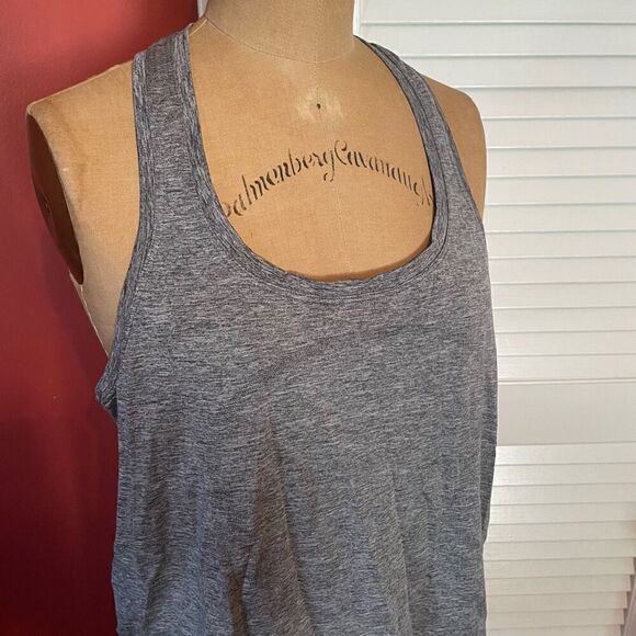LULULEMON | swiftly tech racerback dark heather blue gray cropped tank 12 - Picture 2 of 7